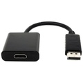 Cabo Adaptador De Vídeo Displayport Macho Para Hdmi Fêmea, 15 Cm, Md9 6274