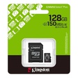 Miniatura de Cartão de Memória 128 Gb Kingston Canvas Select Plus, MicroSd, Com Adaptador, Classe 10, V10, Sdcs3/128Gb