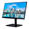 Imagem 2 de Monitor Gamer Led 23.8", 075Hz, 5Ms, Samsung Lf24T450Fqlmzd, Ips, Full Hd, Dp, Hdmi, Vga, Vesa, Preto, Pivot
