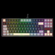 Miniatura de Teclado Gamer Usb Mecânico Redragon Kumara Rgb, Preto, Cinza e Amarelo, Switch Brown, Rgb, Abnt2, K552Lgy-Rgb