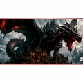 Mousepad Gamer Kmex FX-XFXX7935303 Dragon Dynasty, 80x35 Cm, Borda Costurada