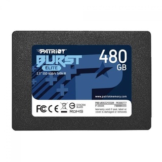 Ssd Sata3 480 Gb Patriot Burst Elite Pbe480Gs25Ssdr, Lê: 450 Mb/S, Grava: 320 Mb/S