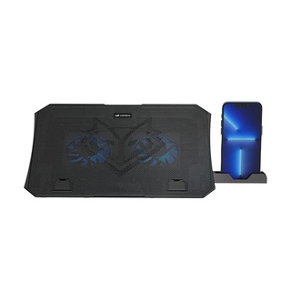 Base Notebook C3Tech Nbc-40Bk, 15.6", Preto, Usb 2.0, 2 Fans 12X12 Cm, Led Azul