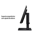 Imagem 3 de Monitor Gamer Led 23.8", 144Hz, 1Ms, Samsung Ls24Bg300Elmzd, Va, Full Hd, Displayport, Hdmi, Vesa, Pivot, Preto