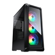 Miniatura de Gabinete Gamer Cougar 385Cc50.0003 Archon 2 Black, 3 Fans, Rgb, Sem Fonte, Vidro Temperado, Preto