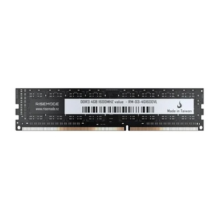 Memória Desktop Ddr3 04Gb/1600 Mhz Rise Mode, Cl11, 1.35V, Rm-D3-4G1600Vl, Preta