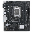 Imagem 1 de Placa Mãe 1700 12ª, 13ª, 14ª Geração Asus H610M-Cs D4, Ddr4 64Gb, Nvme, Hdmi, Vga, Usb 3.2, Preta