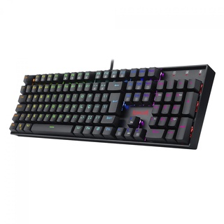 Teclado Gamer Usb Mecânico Redragon Mitra, Preto, Switch Red, Rgb, Abnt2, K551-1