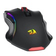 Imagem 4 de Mouse Gamer Redragon M602P-Ks Griffin Pro, 4.800 Dpi, 7 Botões, Sensor Paw3212, Wi-fi, Bluetooth e Usb, Preto