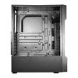Imagem 3 de Gabinete Gamer Kmex Cg-06W5 Demon, Sem Fonte, Sem Fan, Led Argb, Preto, Lateral De Vidro