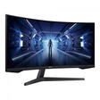 Imagem 1 de Monitor Gamer Led 34", 165Hz, 1Ms, Samsung Curvo Odyssey G5 Lc34G55Twwlmzd, Va, Uw, Qhd, Dp, Hdmi, Vesa, Preto