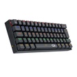 Imagem 1 de Teclado Gamer Usb Mecânico Redragon Lakshmi, Preto, Switch Azul, Rgb, Abnt2, K606R