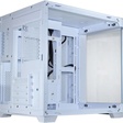 Imagem 4 de Gabinete Gamer Kmex Cg-W1Ag Aqua Curva, Sem Fonte, Sem Fan, Branco, Lateral De Vidro
