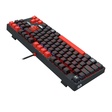 Imagem 5 de Teclado Gamer Usb Mecânico Redragon Flamengo Nation, Preto, Switch Brown, Led Vermelho e Branco, Abnt2, Fl576