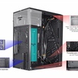 Imagem 4 de Gabinete Gamer Kmex Cg-15Nx Micro, Sem Fonte, Sem Fan, Led Rgb, Lateral De Acrilico, Preto