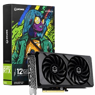 Placa De Vídeo Geforce Ddr6 12Gb/192 Bits Rtx 3060 Pcyes Projeto Edge, 2 Fans, Dp, Hdmi, Pgs3060Pe2F