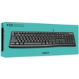 Imagem 3 de Teclado Usb Membrana Logitech K120, Preto, Abnt2, 920-004423