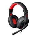 Headset Gamer Redragon Ares H120-Rgb, 2x P2+Usb, Rgb, Preto com Vermelho