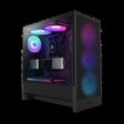 Miniatura de Gabinete Gamer Nzxt Cc-H52Fb-R1, Sem Fonte, 2 Fans, Preto, Lateral De Vidro