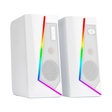 Miniatura de Caixa De Som Gamer Redragon, Anvil Gs520W, 5Watts x2, Áudio 2.0, P2, Usb, Rgb, Branco