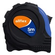 Miniatura de Trena Allflex, Emborrachada, Aço, 19mmx5m, Ponta Imantada, Preta, 106819