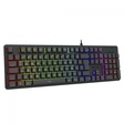 Imagem 1 de Teclado Gamer Usb Membrana Redragon Netherbane, Preto, Rgb, Abnt2, K521-R