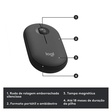 Imagem 5 de Kit Teclado E Mouse Sem Fio Logitech Mk470, Preto e Cinza, Wireless, Layout Us, 920-009268