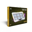 Imagem 3 de Base Notebook C3Tech Nbc-550Si, 17.3", Branco, Usb 2.0, 6 Fans, Controle Velocidade, Rgb