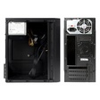 Imagem 2 de Gabinete Comum Micro Atx C3Tech Mt-31Bk, Com Fonte 200W, Preto