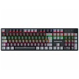 Miniatura de Teclado Gamer Usb Mecânico Shadowscope Khy628, Preto e Cinza, Switch Blue, Led, Abnt2