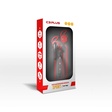 Imagem 2 de Fone de Ouvido Intra-Auricular C3Tech, Ep-Tws-10Rd, Bluetooth 5.0, Vermelho com Preto