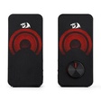 Imagem 2 de Caixa De Som Gamer Redragon Stentor Gs500, Áudio 2.0, 2Watts x5, Usb, Led Vermelho, Preto