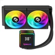 Imagem 2 de Water Cooler 240Mm Redragon Ccw-1021, Argb, Preto