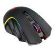 Imagem 5 de Mouse Gamer Redragon M602P-Ks Griffin Pro, 4.800 Dpi, 7 Botões, Sensor Paw3212, Wi-fi, Bluetooth e Usb, Preto
