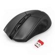 Imagem 2 de Mouse Sem Fio Redragon Bm-2463, 4.000 Dpi, 4 Botões, Wi-fi, Preto