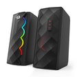Imagem 1 de Caixa De Som Gamer Redragon, Cipher Gs522, 5Watts X2, Áudio 2.0, P2+Usb, Rgb