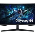 Monitor Gamer Led 27", 165Hz, 1Ms, Samsung Curvo Ls27Cg552Elmzd, Va, Qhd, Displayport, Hdmi, Vesa, Preto