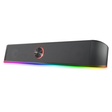 Imagem 2 de Soundbar Gamer Redragon Adiemus GS560, Rgb, Áudio 2.0, 3Watts x2, P2, Usb, Preta
