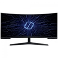 Monitor Gamer Led 34", 165Hz, 1Ms, Samsung Curvo Odyssey G5 Lc34G55Twwlmzd, Va, Uw, Qhd, Dp, Hdmi, Vesa, Preto