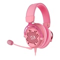 Headset Gamer Redragon Diomedes H388-P, P3, Rosa