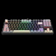 Imagem 1 de Teclado Gamer Usb Mecânico Redragon Kumara Rgb, Preto, Cinza e Amarelo, Switch Brown, Rgb, Abnt2, K552Lgy-Rgb