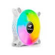 Imagem 1 de Cooler Fan Rgb C3Tech F9-L160Whrgb, Conector Molex, Led, 120X120X25 Mm, Branco