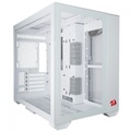 Gabinete Gamer Redragon Lian Li 011 Dynamic Mini, O11Dmini-Rd-W, Sem Fonte, Sem Fan, Branco, Lateral De Vidro