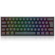 Miniatura de Teclado Gamer Usb Magnético Redragon Fidd, Preto, Switch Pink, Rgb, Abnt2, K683-Rgb Pt