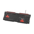 Imagem 1 de Teclado Gamer Usb Membrana C3Tech Kg-10Bkv2, Preto, Abnt2