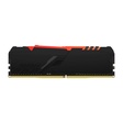 Imagem 2 de Memória Desktop Ddr4 08Gb/3200 Mhz Kingston Fury Beast, Rgb, Cl 16, 1.35V, Kf432C16Bba-8, Preta