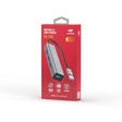 Imagem 1 de Hub Usb 3.0, 4 Portas, C3Tech Hu-340Gy, Cinza