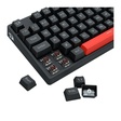 Imagem 6 de Teclado Gamer Usb Mecânico Redragon Flamengo Nation, Preto, Switch Brown, Led Vermelho e Branco, Abnt2, Fl576
