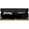OPENBOX - Memória Notebook Ddr4 08Gb/3200 Mhz Kingston Fury Impact, Cl 22, 1.2V, Kf432S20Ib/8, Preta