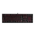 Miniatura de Teclado Gamer Mecânico Redragon Mitra, Switch Blue, K551-1 Pt-Blue, Preto